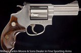 SMITH & WESSON Model 60-10 .357 mag, 3" Adjustable sights, Full underlug barrel,Rosewood grips, Pre-Cylinder lock - 2 of 4