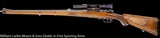 H. BURGSMULLER Pre-War German Custom Mauser rifle 7x64, Full length stock - 2 of 6