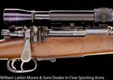 H. BURGSMULLER Pre-War German Custom Mauser rifle 7x64, Full length stock - 4 of 6