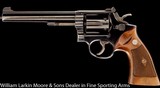 SMITH & WESSON K22 Masterpiece (pre model 17).22LR 6" Blue, TT & TH, 4 screw, Pinned & recessed, Mfg 1952 - 2 of 4