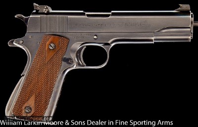COLT 1911 .45acp National Match Pre-War with adjustable sights