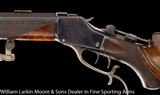WINCHESTER 1885 Hi Wall Deluxe Schutzen Rifle .32-40 32" #5 weight, Full octagon matted barrel, Double set triggers, Palm rest, Tang sigt, Mfg 19 - 4 of 8