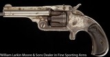 SMITH & WESSON Model 1 1/2 Centerfire (.32 Single Actipn Top Break) 3" Nickel Mfg 1890 Sold for parts only NOT SAFE TO SHOOT - 1 of 4