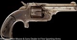 SMITH & WESSON Model 1 1/2 Centerfire (.32 Single Actipn Top Break) 3" Nickel Mfg 1890 Sold for parts only NOT SAFE TO SHOOT - 2 of 4