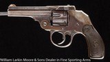 IVER JOHNSON ARMS & CYCLE WORKS First model safety automatic hammer small frame, .32 centerfire, 3" blue frame,Mfg 1895 - 2 of 3