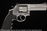 SMITH & WESSON 686-6 7 shot, .357 mag 4" Stainless RR, WO, - 1 of 5