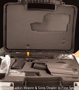 SIGARMS 2022 TAC PAC 9mm 3.75", Extra mag, Loader, Grip inserts, Night sights, Accessory rail, ABS case, AS NEW - 2 of 3