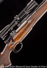 GRIFFIN & HOWE Classic Mauser Safari Rifle, .375 H&H, Single Square bridge magnum Mauser action, Deep Magazine, Zeiss 39 scope in G&H QD mount - 1 of 8