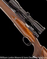 GRIFFIN & HOWE Classic Mauser Safari Rifle, .375 H&H, Single Square bridge magnum Mauser action, Deep Magazine, Zeiss 39 scope in G&H QD mount - 8 of 8