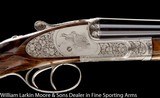 HOLLAND & HOLLAND Royal Deluxe True Pair 20ga 26" 1/4&1/2, Engraved by Coogan, Cased in factory leather case, Mfg 1987 - 5 of 19