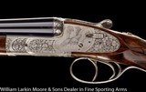 HOLLAND & HOLLAND Royal Deluxe True Pair 20ga 26" 1/4&1/2, Engraved by Coogan, Cased in factory leather case, Mfg 1987 - 14 of 19