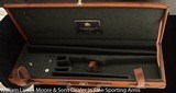 FRANCOTTE Best Quality Deluxe SLE Two barrel set 28ga 27 & 28", Exhibition quality wood and engraving, Two forearms Leather case, Mfg 1985, Like - 8 of 9