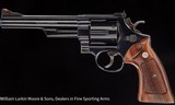 SMITH & WESSON 29-2, .44 mag, 6" Blue, TT TH RR, Walnut presentation case, 1970's production, AS NEW - 2 of 4