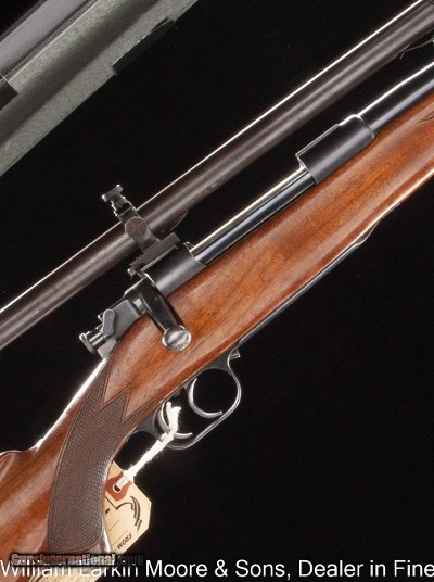 NEWTON B/A SPORTING RIFLE .256 NEWTON, VINTAGE STEVENS SCOPE, NEWTON DIES BULLETS CASES, ALL ORIGINAL