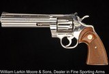 COLT Python .357 mag, 6", Nickel finish, Box and papers, Like new - 2 of 5
