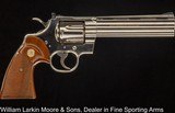 COLT Python .357 mag, 6", Nickel finish, Box and papers, Like new - 1 of 5