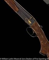 WINCHESTER Model 21 Custom Grade 6 w/gold upgrade, 20ga 28" WS1&WS2, B carved wood, Leather faced pad, Pre-war mfg - 8 of 8