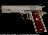 COLT 1911 Series 80 Gold Cup National Match Stainless, .45acp, Original box and papers, AS NEW - 4 of 7
