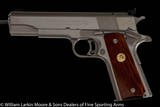 COLT 1911 Series 80 Gold Cup National Match Stainless, .45acp, Original box and papers, AS NEW - 2 of 7