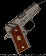 COLT Mustang Mark IV Series 80 .380acp, Colt custom shop smooth walnut grips, AS NEW - 1 of 6