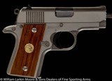 COLT Mustang Mark IV Series 80 .380acp, Colt custom shop smooth walnut grips, AS NEW - 6 of 6