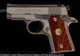 COLT Mustang Mark IV Series 80 .380acp, Colt custom shop smooth walnut grips, AS NEW - 5 of 6