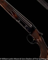 WINCHESTER Model 21 Skeet grade 12ga 28" M&F 2 3/4" chambers, Fancy wood, Checkered panels, Winchester solid red pad, Pre-war mfg - 1 of 6