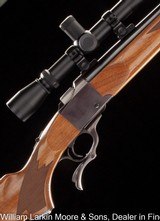 RUGER No. 1 V, .22-250 24" Heavy Varmint barrel, Leupold 6x18 AO Scope - 1 of 8