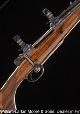 PIPER RIFLE CO Grade V Safari .375 H&H Fancy wood, Fully engraved with Elephant scene, All the extras, A best quality American custom rifle