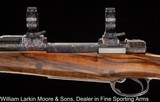 PIPER RIFLE CO Grade V Safari .375 H&H Fancy wood, Fully engraved with Elephant scene, All the extras, A best quality American custom rifle - 2 of 8