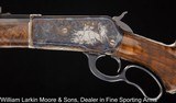 WINCHESTER 1886 .50 Express Deluxe Tribute, 30" .50-110, Tapered oct bbl, Scene engraving by Quigley, Extra fancy wood - 2 of 8