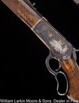 WINCHESTER 1886 .50 Express Deluxe Tribute, 30" .50-110, Tapered oct bbl, Scene engraving by Quigley, Extra fancy wood - 8 of 8