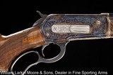 WINCHESTER 1886 .50 Express Deluxe Tribute, 30" .50-110, Tapered oct bbl, Scene engraving by Quigley, Extra fancy wood - 5 of 8