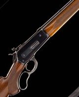 WINCHESTER Model 71 Deluxe, .348 WCF, Bolt peep, Extraordinary all original condition, Mfg 1947 - 1 of 8