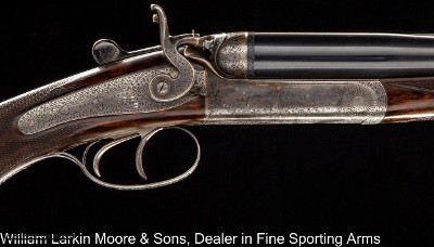 HOLLAND & HOLLAND TOP LEVER HAMMER EXPRESS RIFLE .375 EXP 2-1/2