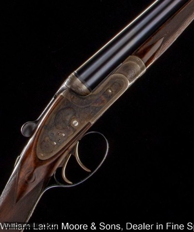 WM POWELL SLE MATCHED PAIR 12 GA GAME GUNS IN MAKER'S CASE
