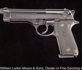 BERETTA MODEL 92S 9MM BLUE - 1 of 2