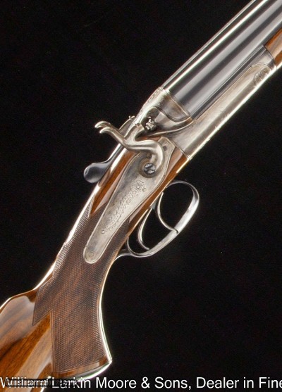 CHARLES OSBORNE TOP LEVER HAMMER EXPRESS RIFLE .470 NE 26