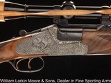 HEYM SCI EXHIBITION SIDELOCK EJECTOR EXPRESS RIFLE
3 BARREL SET, .375 H&H EXPRESS, 20 GA O/U, 20X270 WIN. COMBO O/U - 2 of 8