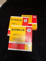 KYNOCH .450 No.2 NE CARTRIDGES 480 Gr. Soft Nosed LOT OF 3 - 1 of 3
