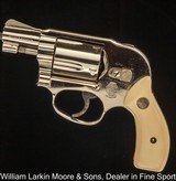 SMITH & WESSON MODEL 38, .38 SPECIAL IVORY GRIPS & BOX