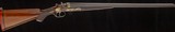 FRANCOTTE HAMMER 12 GA. W/ GAME SCENES IN GOLD - 3 of 6