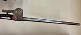 1873 SPRINGFIEL ARMORY TRAPDOOR MUSKET .45-70 W/ BAYNONET AND SHEATH - 9 of 11