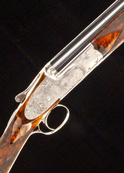 LUCIANO BOSIS, MICHAEL ANGELO BOSS MODEL O/U 16 GA 72CM 28-3/8