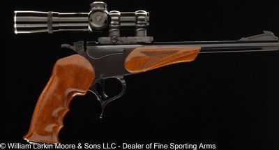 THOMPSON CENTER MODEL ENCORE .218 BEE SCOPED W/ CASE