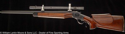 WINCHESTER 1885 CUSTOM RIFLE BY SUKALLE .219 DONALDSON WASP, UNERTIL SCOPE, PRE-1898 ANTIQUE - Image 5 of 8