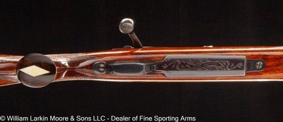 WEATHERBY MARK V DELUXE CUSTOM GRADE .460 WBY., LEUPOLD M8-2X SCOPE - Image 6 of 7