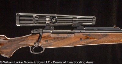 WINCHESTER MODEL 70 CUSTOM BY STERLING DAVENPORT .416 REMINGTON MAGNUM, ZIESS DIAVARI-C 1.5-4.5X SCOPE - Image 1 of 5