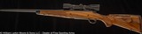 WINCHESTER MODEL 70 CUSTOM BY STERLING DAVENPORT .300 WBY. ZEISS DIAVARI-C 3-9X SCOPE - 5 of 8
