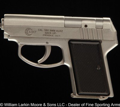 AMT MODEL BACK-UP .380 ACP / 9 MM KURZ STAINLESS - Image 1 of 2
